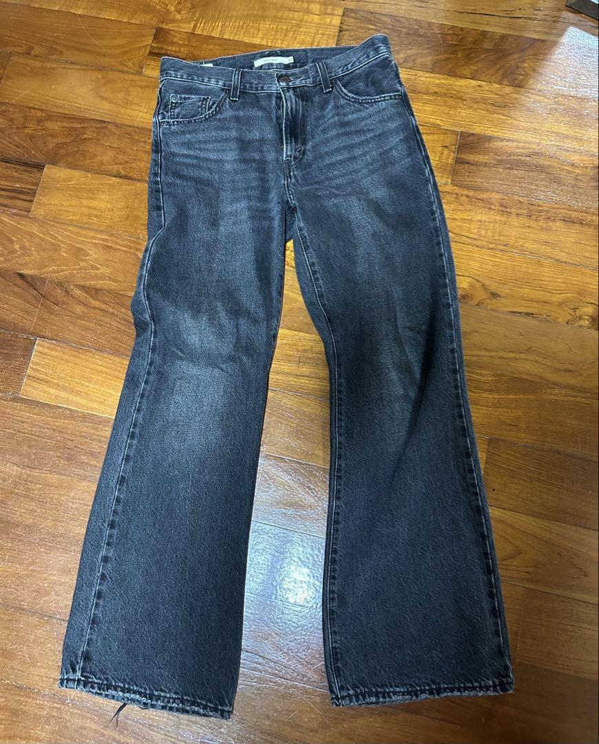 LEVI STRAUSS & CO. Dark Gray Bootcut Denim