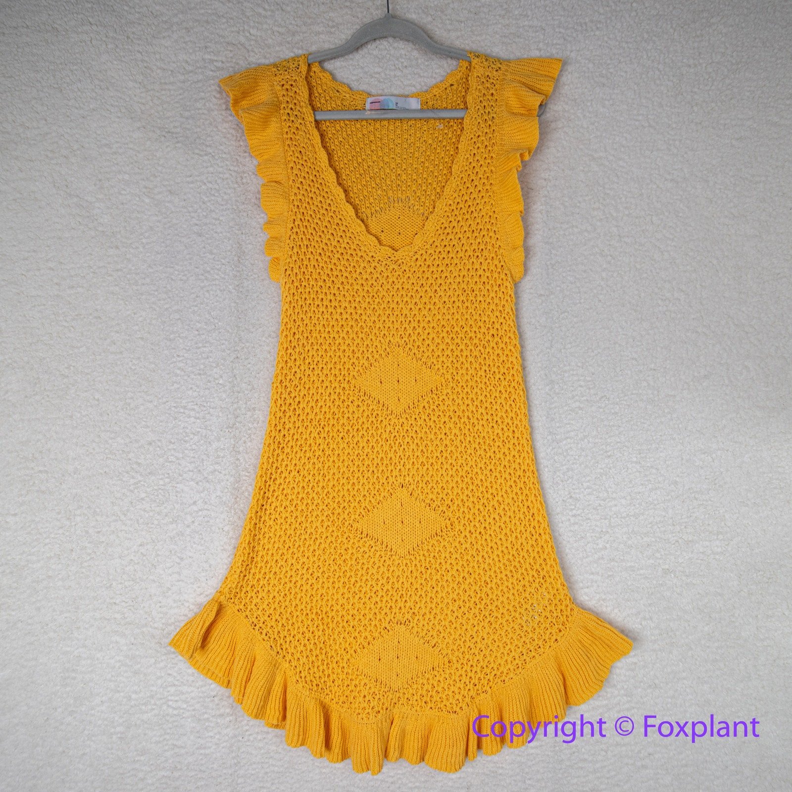 New! Free People Beach Mykonos Sweater Knit Beach Cover Up Dress, size M