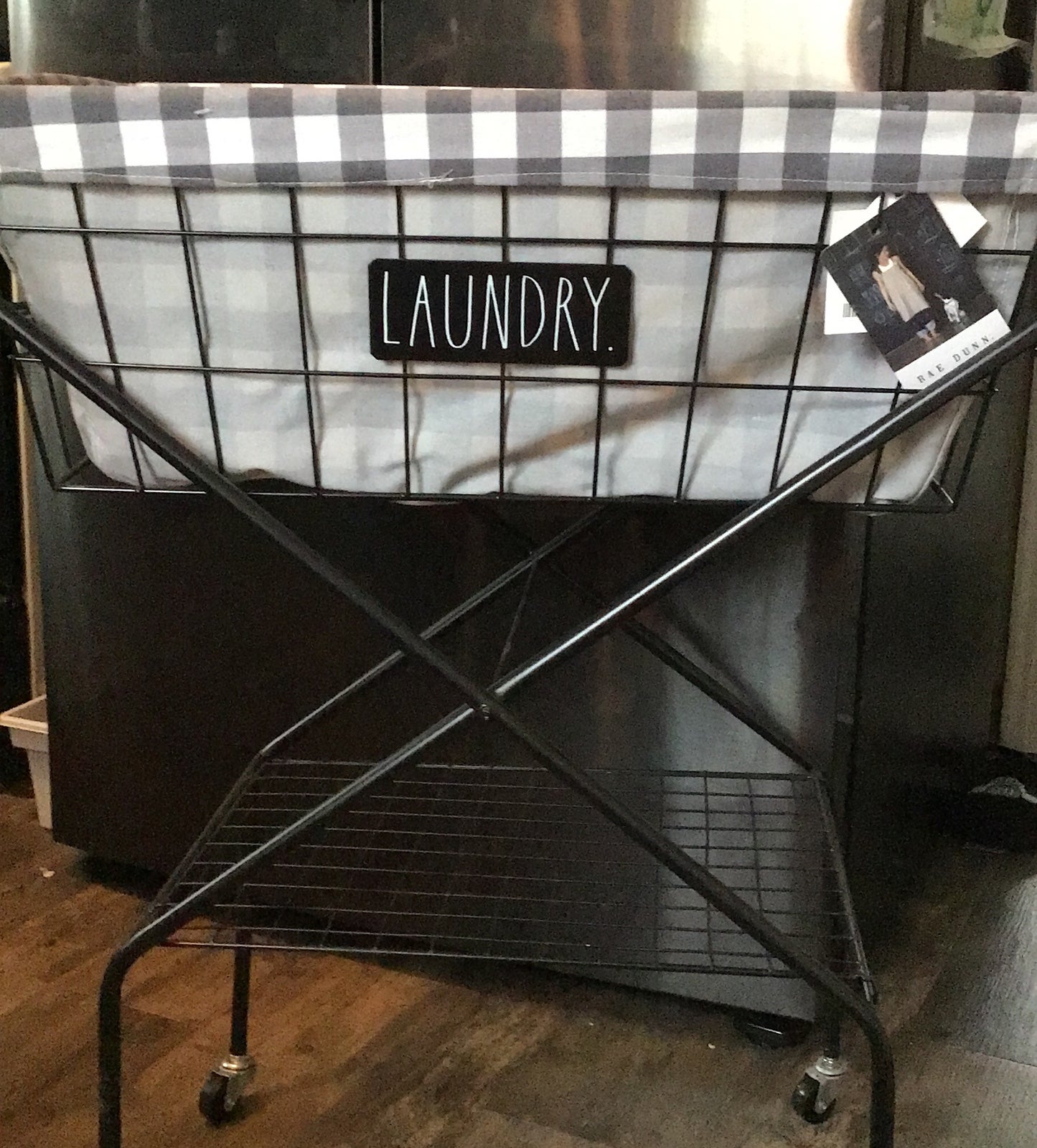Rae Dunn laundry basket popular on wheels