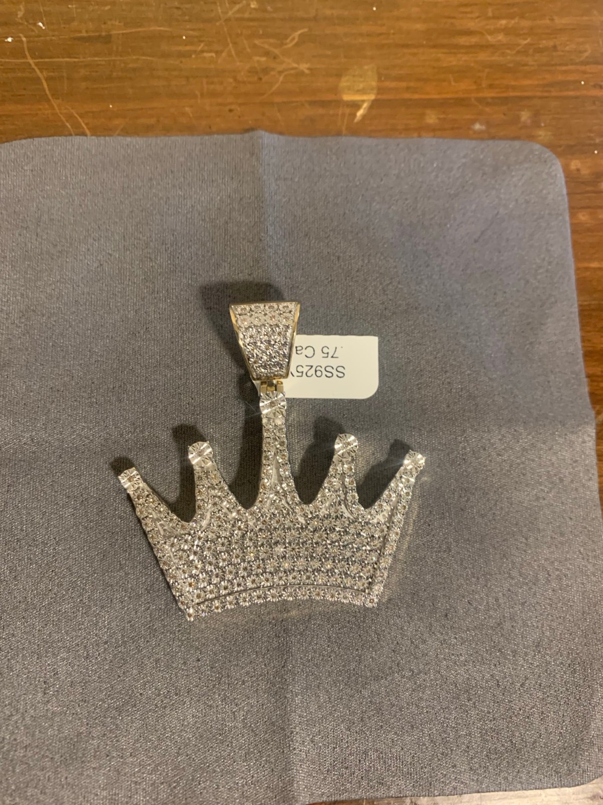 .75 Ct Diamond Crown Pendant