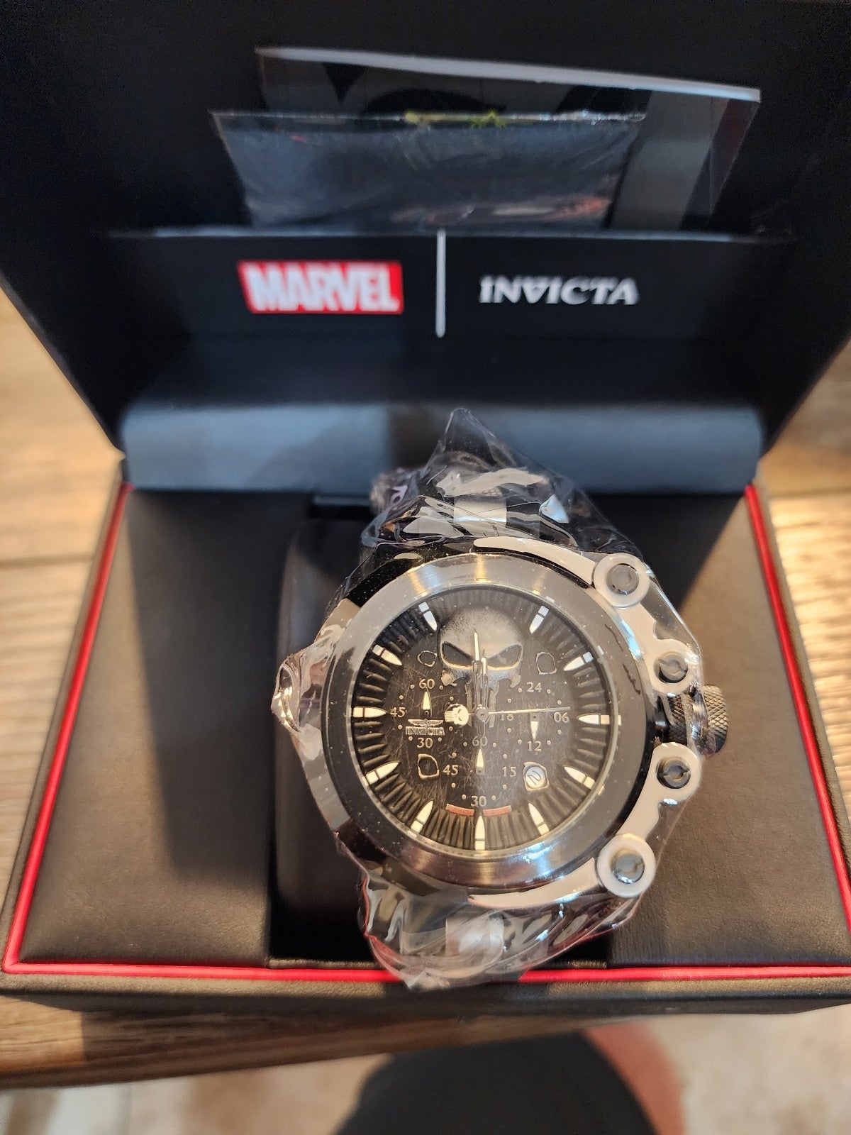 Invicta Marvel Limited Edition Punisher Quartz Dial Watch