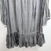 Z&L Europe Tan Tie Dye Cover Up Open Back Coral Orange Tassel Trim Tunic Dress L