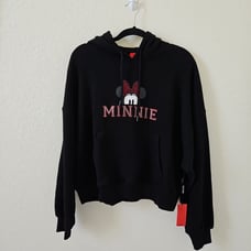 Minnie Mouse Disney hoodie NWT size L
