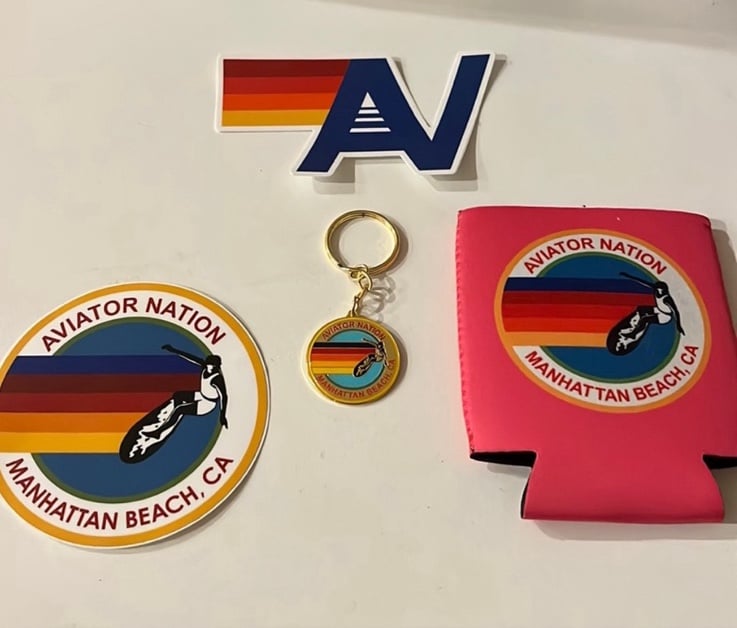 New Aviator Nation Manhattan Beach Key Chain and Swag