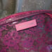 VS pink floral lace jelly makeup bag cosmetic case NWT
