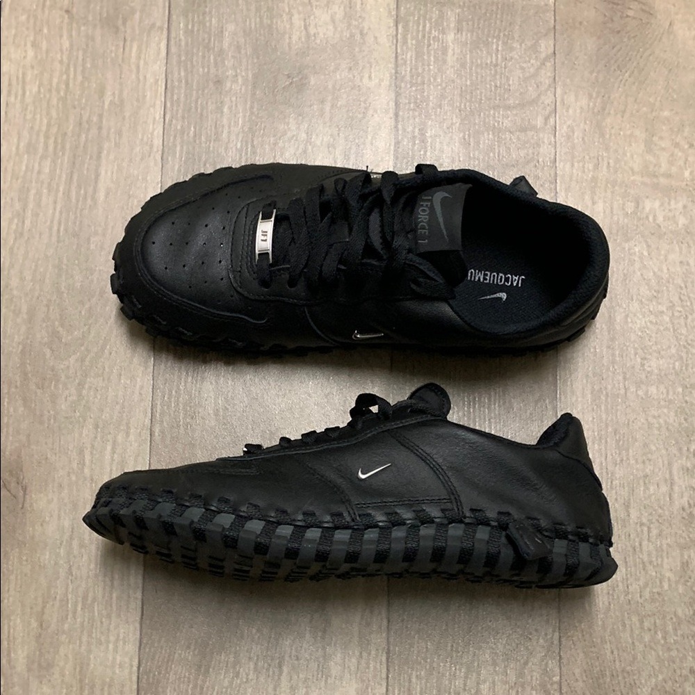Womens Nike Jacquemus x J Force 1 Low LX SP Lace Up Black