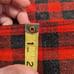 1950-1960 Vintage Red And Black Plaid Wool Wiggle Skirt Pencil Skirt Size 9