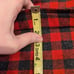 1950-1960 Vintage Red And Black Plaid Wool Wiggle Skirt Pencil Skirt Size 9