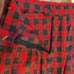 1950-1960 Vintage Red And Black Plaid Wool Wiggle Skirt Pencil Skirt Size 9