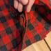 1950-1960 Vintage Red And Black Plaid Wool Wiggle Skirt Pencil Skirt Size 9