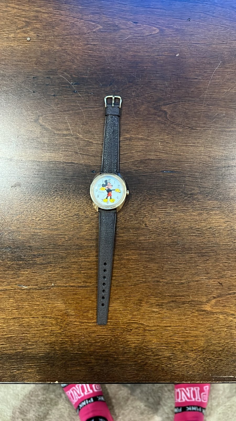 1971 vintage Mickey Mouse electric watch Timex
