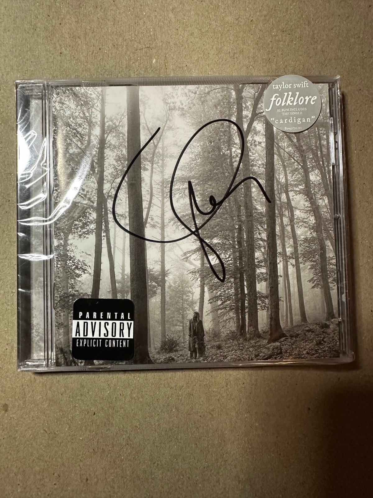 Taylor Swift signed Folklore CD