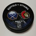 3/27/24 Buffalo Sabres vs Ottawa Senators Game Used Warmup Puck