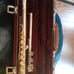 GORGEOUS Huang Woodwind Flute Silver with Burgundy Lined Leather Case.
