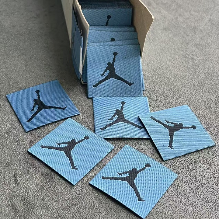 100-pc Authentic Nike Air Jordan Jumpman Sew-On Logo Tag 1.25x1.25” Fabric Patch