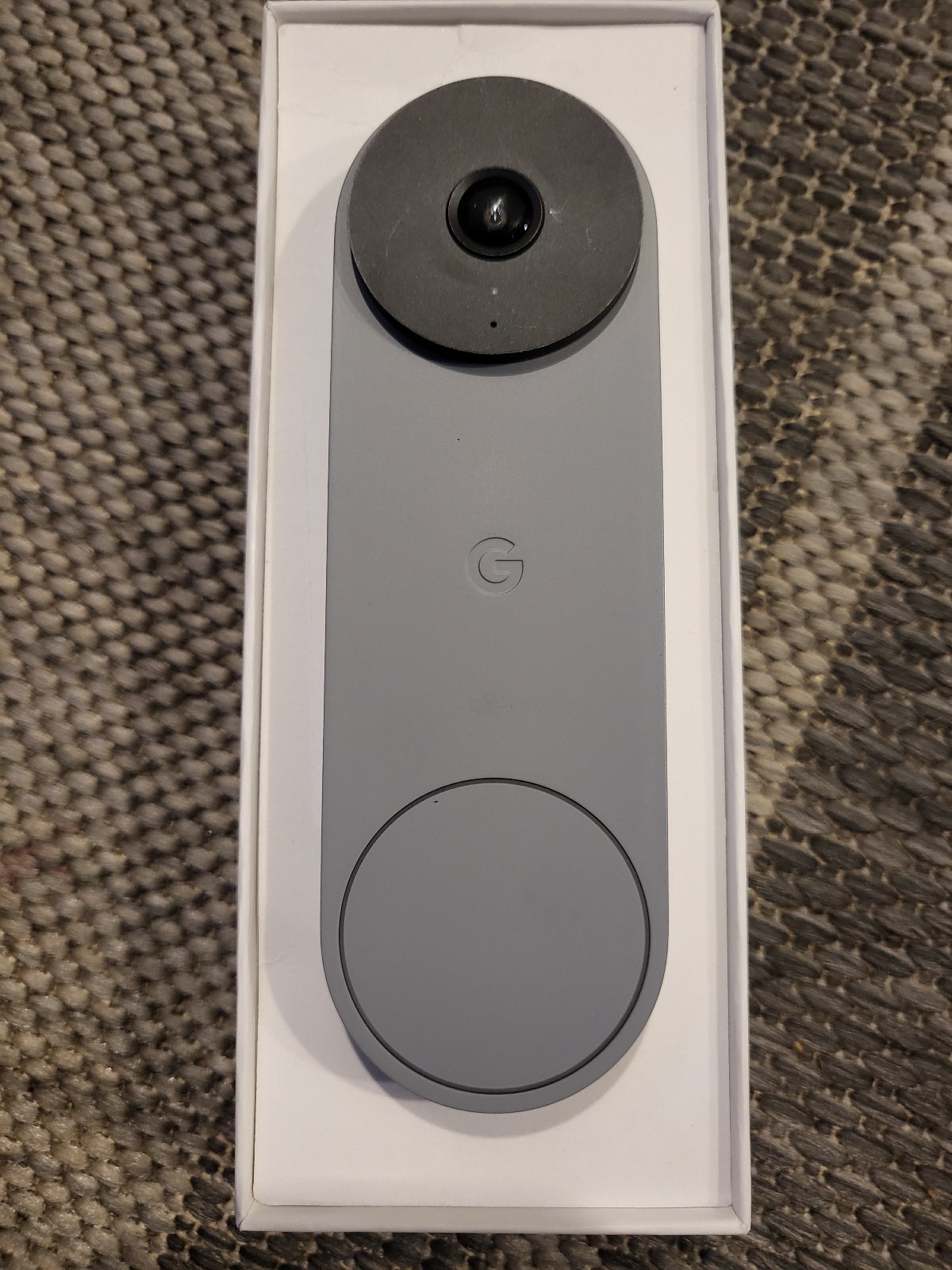 Google - Nest Doorbell Wired (2nd Generation) - Ash. Camera only, comes as shown
