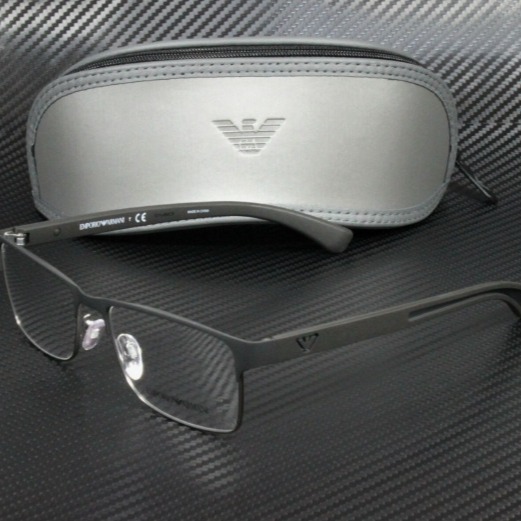 Emporio Armani Matte Black Rubber 53mm Eyeglasses!