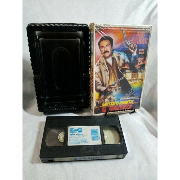 ¡Maten a Chinto! El Violento RARE VHS Mexicano Espanol BIG BOX