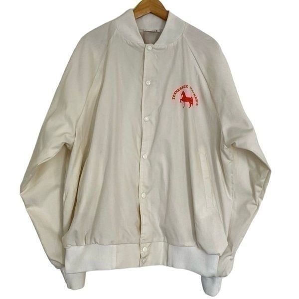 Vintage Auburn Sportswear Tennessee Walker’s Bomber Trucker Windbreaker Jacket
