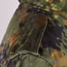 German Bundeswehr Flecktarn Camo Military Parka Jacket GR12 L Tall Hood Woodland