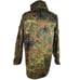 German Bundeswehr Flecktarn Camo Military Parka Jacket GR12 L Tall Hood Woodland