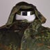 German Bundeswehr Flecktarn Camo Military Parka Jacket GR12 L Tall Hood Woodland