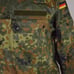 German Bundeswehr Flecktarn Camo Military Parka Jacket GR12 L Tall Hood Woodland