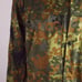German Bundeswehr Flecktarn Camo Military Parka Jacket GR12 L Tall Hood Woodland