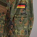 German Bundeswehr Flecktarn Camo Military Parka Jacket GR12 L Tall Hood Woodland