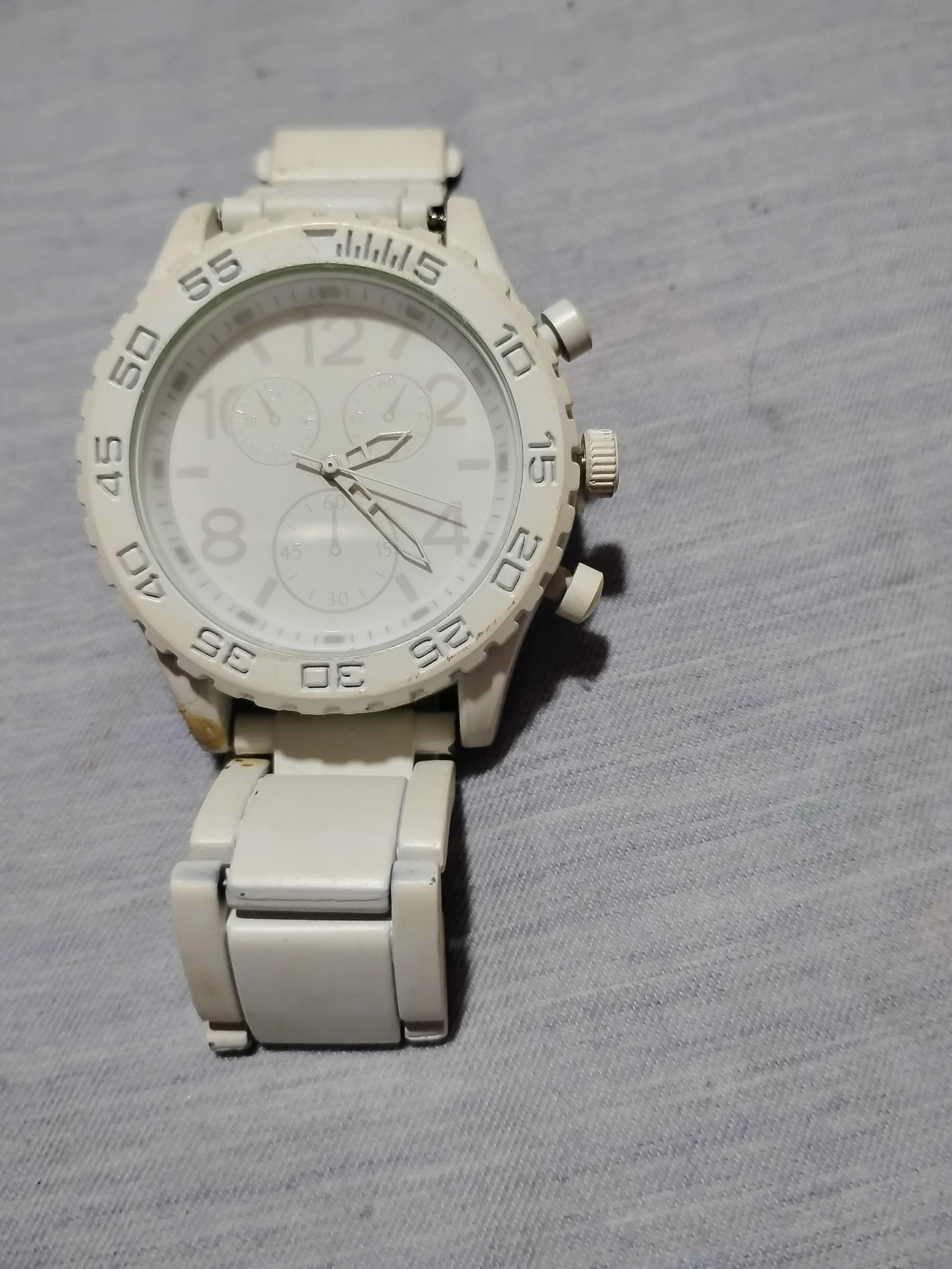 Accutime white men's watch
