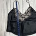 Vintage Black Cropped Lace Satiny Camisole medium