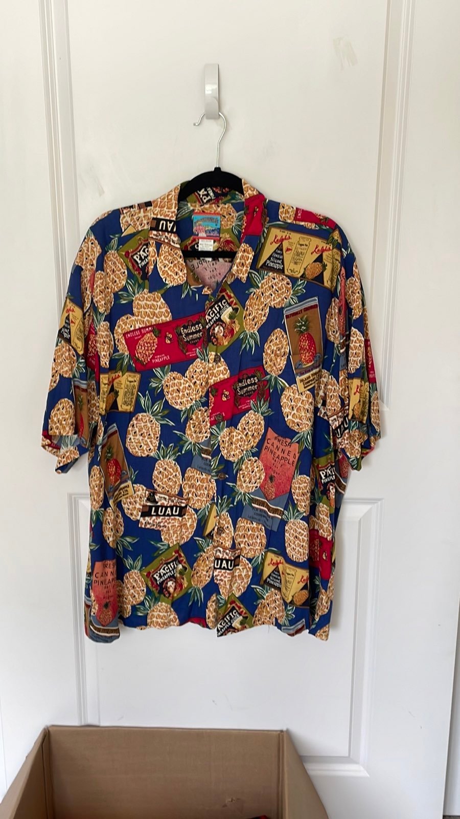 Joe Kealoha Pineapple Hawaiian Shirt XL