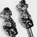 Pewter Baby Cutlery Set with Little Mice
