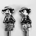 Pewter Baby Cutlery Set with Little Mice