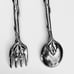 Pewter Baby Cutlery Set with Little Mice