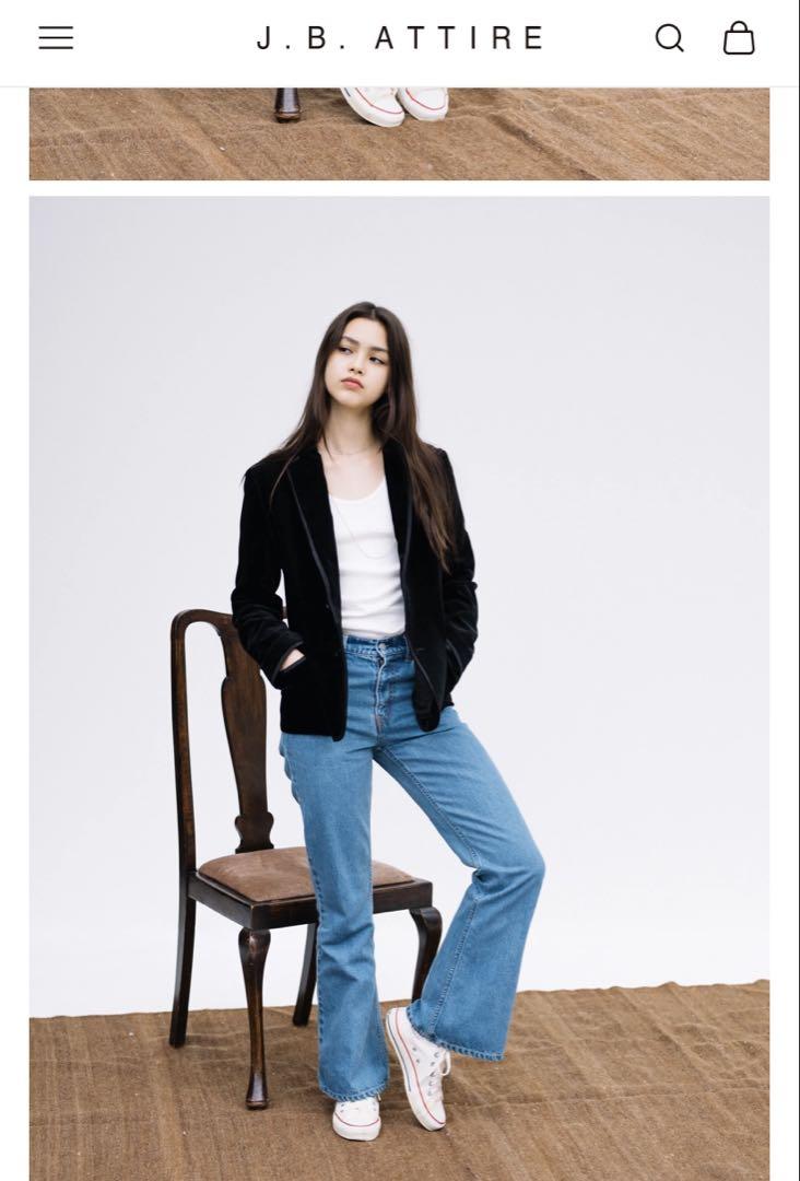 Ron Herman J.B. ATTIRE Bell-Bottom Denim Pants