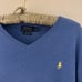 Polo ralph lauren pima cotton sweater blue size M