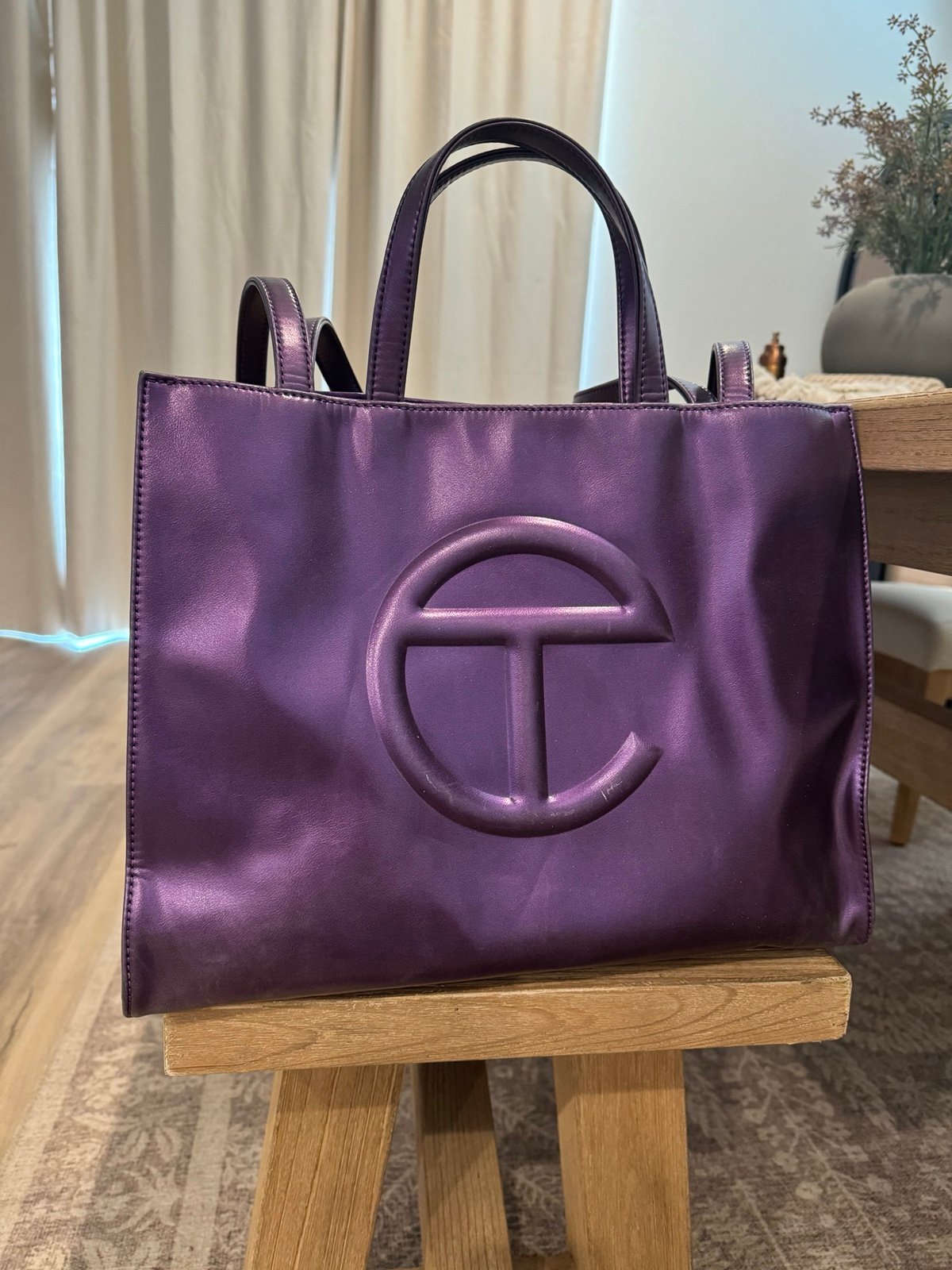 Large Telfar Shopping Bag - Açaí