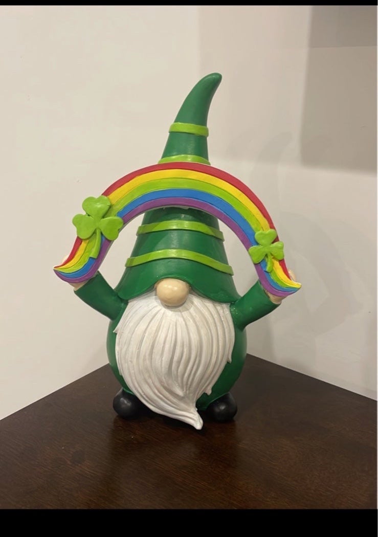St patricks rainbow gnome !