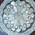 Vintage Asian Lacquer Mother of Pearl inlay serving tray /jewerly storage w/ lid