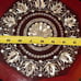 Vintage Asian Lacquer Mother of Pearl inlay serving tray /jewerly storage w/ lid