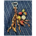 HAND CRAFTED LEATHER KEYCHAIN/ KEY FOB- VERY NICE DESIGN!