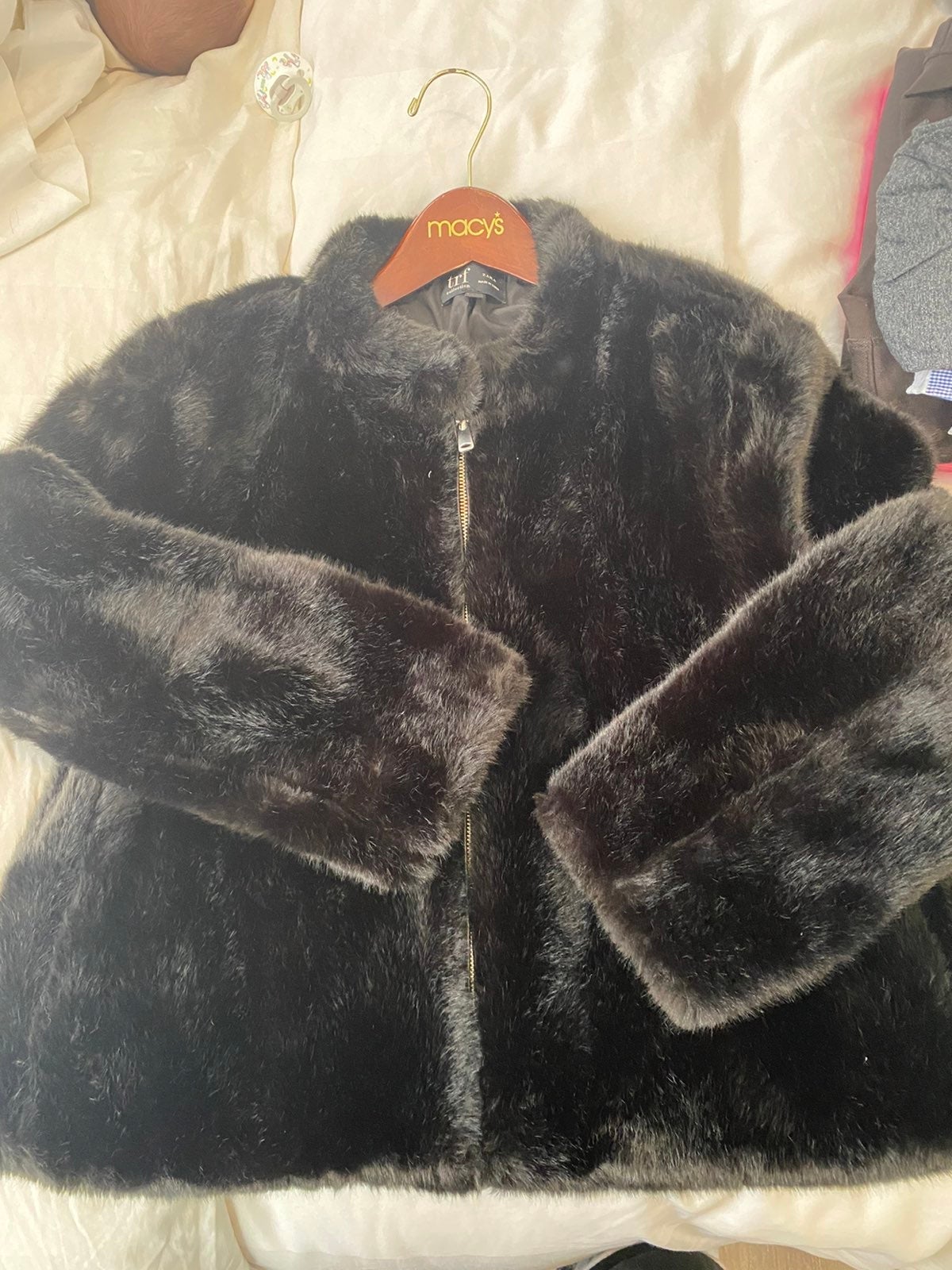 Zara fur jacket