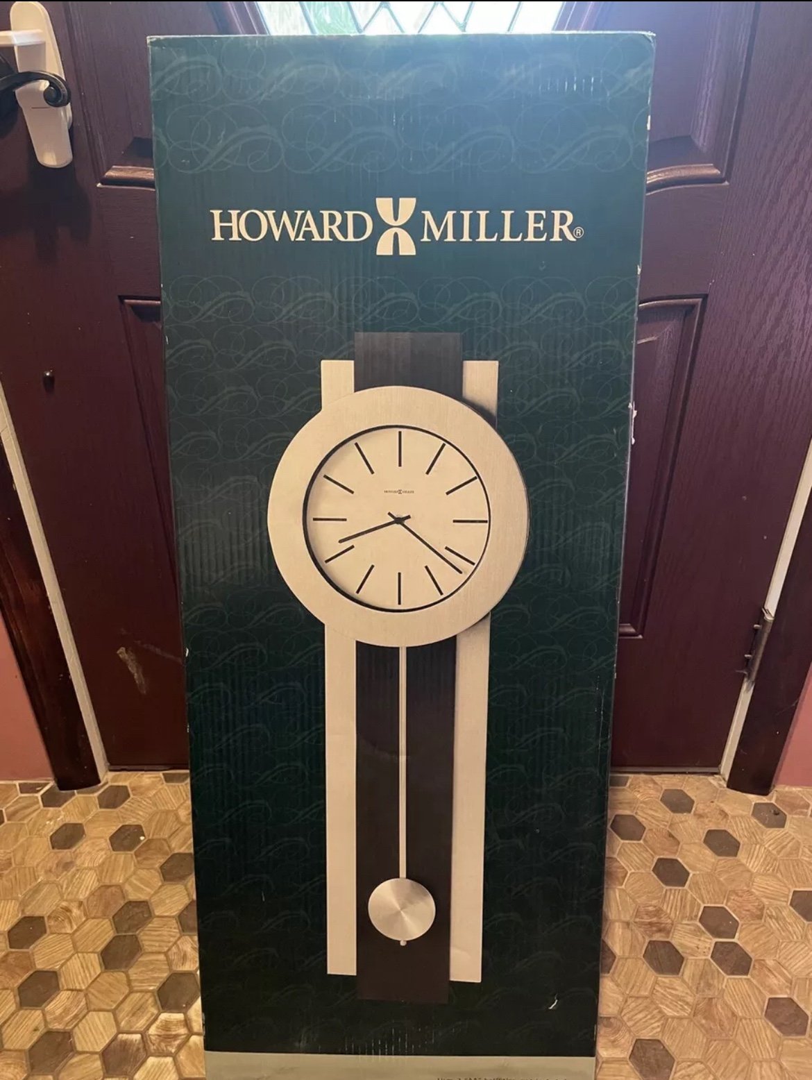 NIB ~ Howard Miller~ Bergen 625-27 ~ Wall Clock With Pendulum