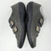 HOTTER LEAP II OLIVE GREEN TAN LEATHER COMFORT STRAP SHOES WOMENS SIZE 7.5 STD