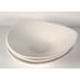 Crate and Barrel Triangular Flying Saucer Dessert Salad Bowls Set of 3 White 7”