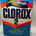 Vintage Clorox 2 advanced whitening formula 100 oz All fabric bleach. Sealed
