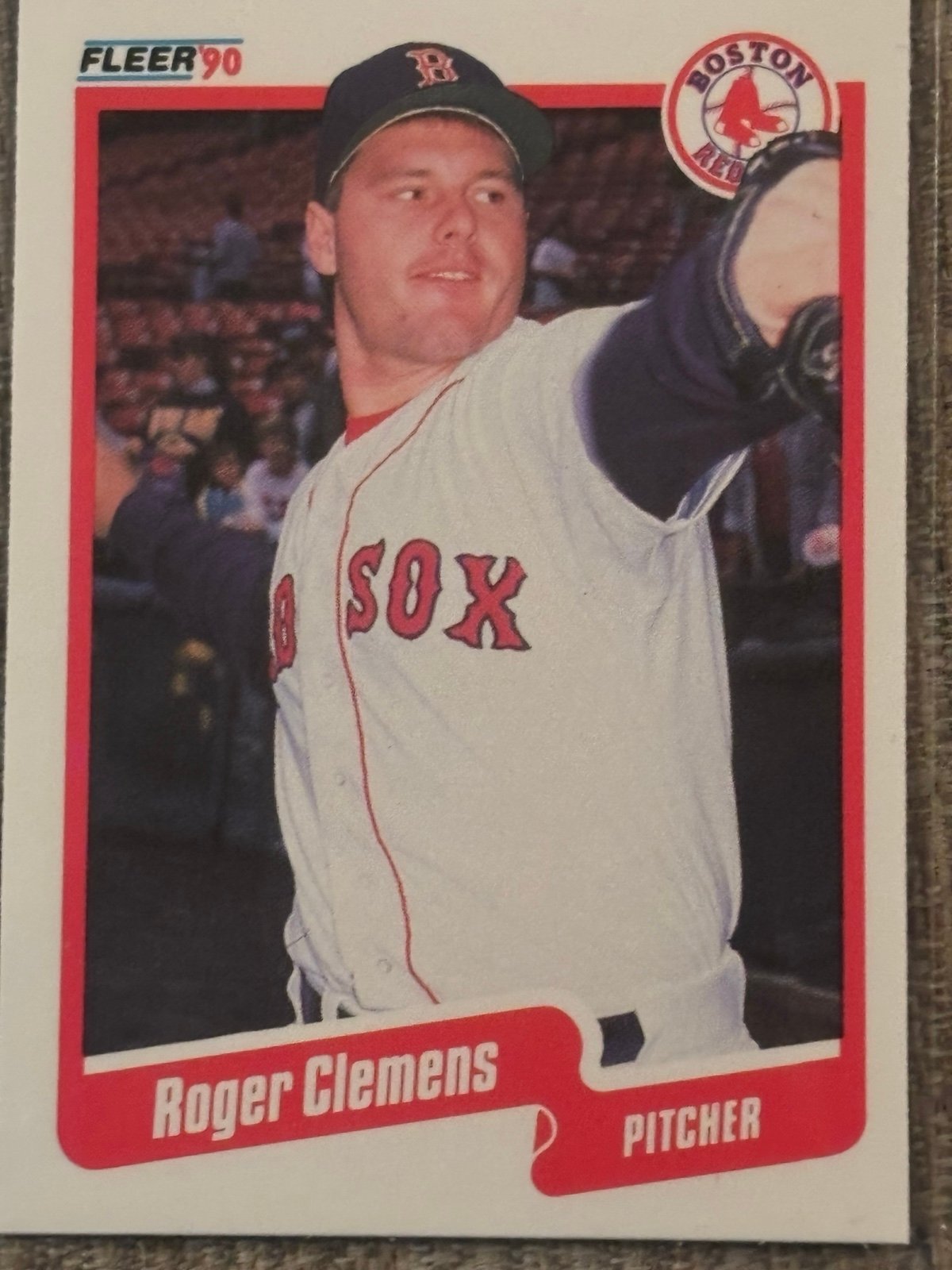 Roger Clemens error card