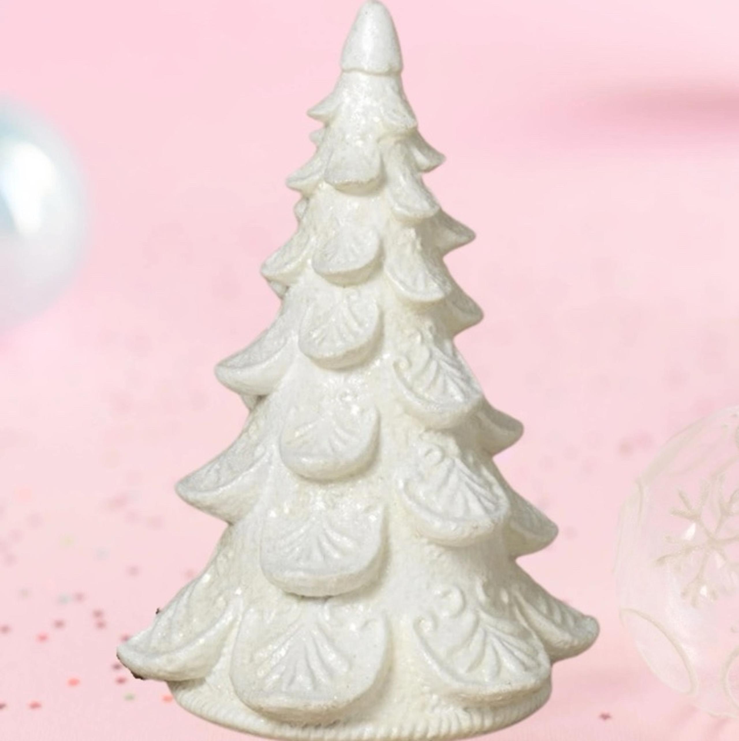 18.5" White Sugar Frosted Holiday Tree 2795670