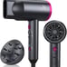 1800 Watt Ionic HairDryer, Blow Dryer with Nozzle for Fast Drying
